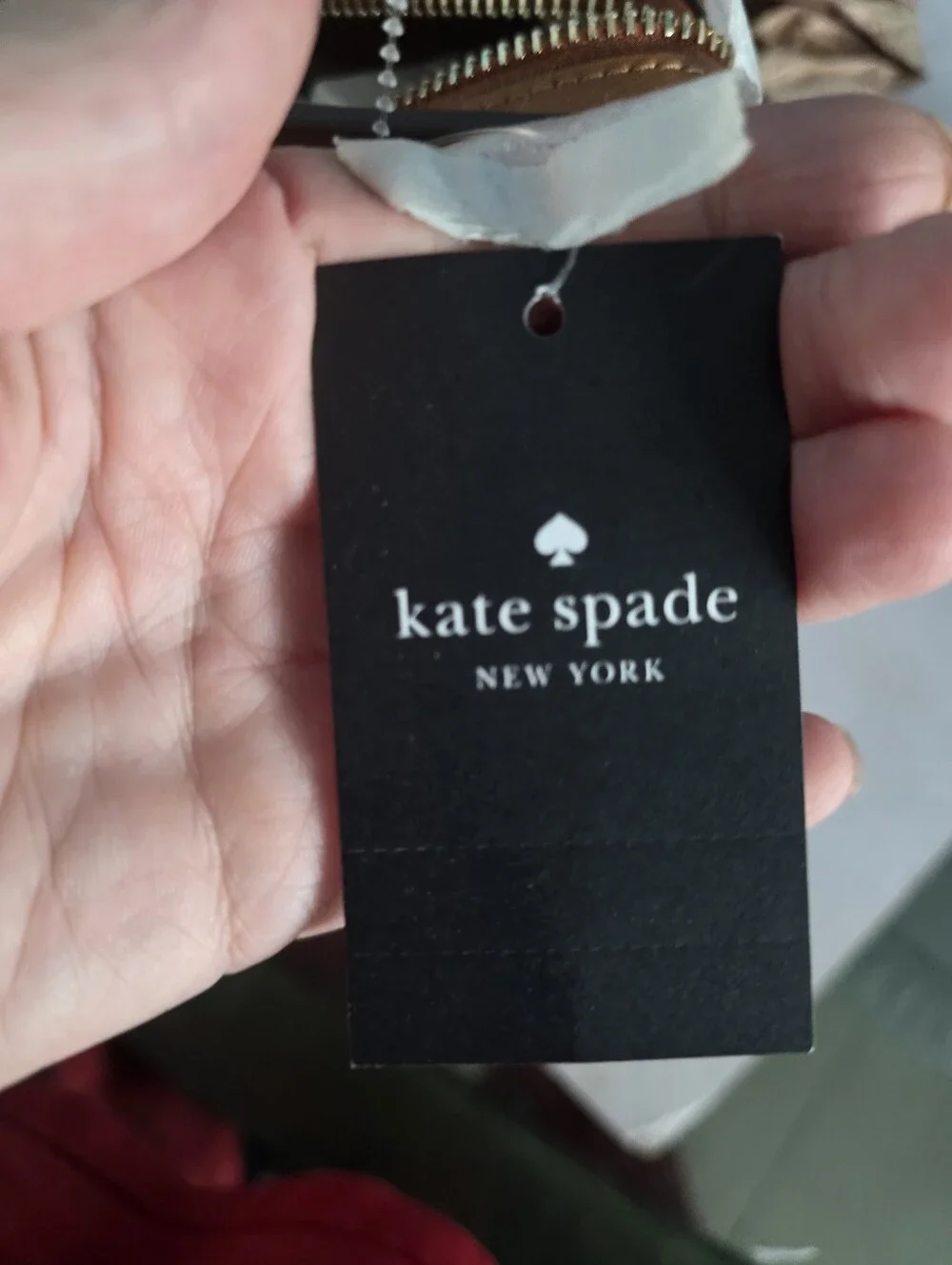 New Kate Spade New York Tan Saffiano Leather Tote